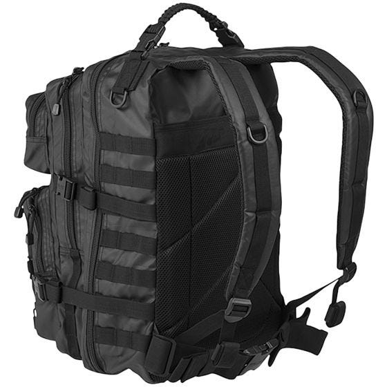 Mochila de asalto Mil-Tec US de tamaño grande en Tactical Black