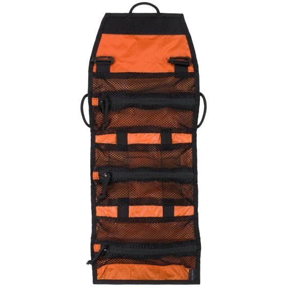 Organizador enrollable de viaje Helikon en naranja
