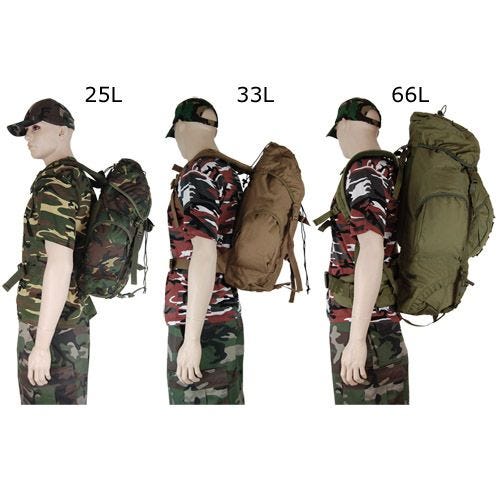Mochila Highlander Forces Loader 66 l - verde oliva
