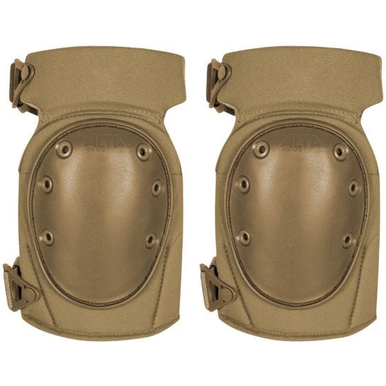 Rodilleras Alta Industries AltaCONTOUR LC con hebillas AltaLOK en Coyote