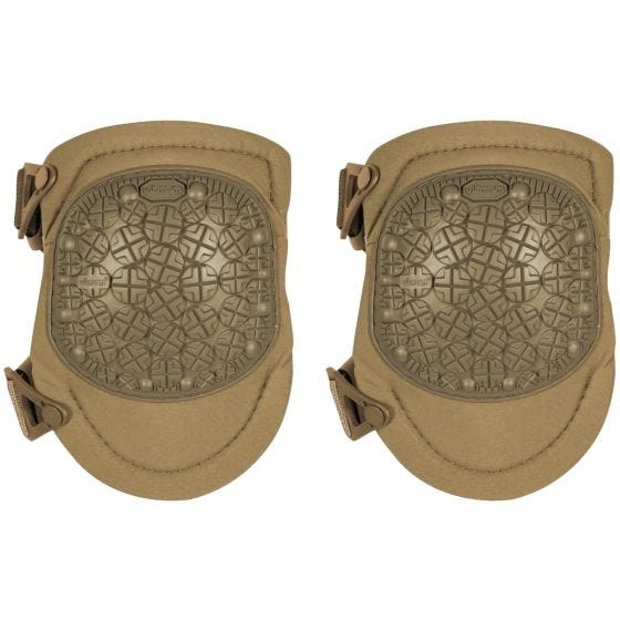 Rodilleras Alta Industries AltaFLEX 360 con placas Vibram y hebillas AltaLOK en Coyote