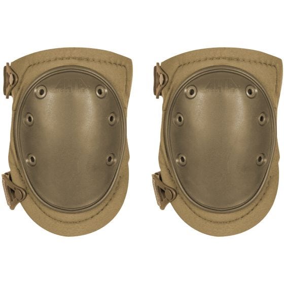 Rodilleras Alta Industries AltaFLEX GEL con hebillas AltaLOK en Coyote