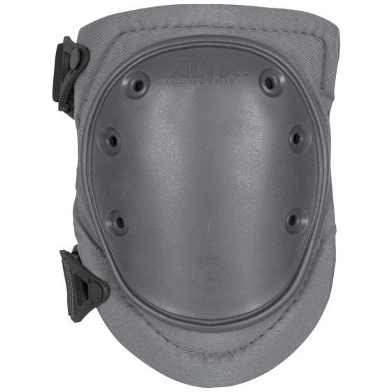 Rodilleras Alta Industries AltaFLEX con placas rígidas y hebillas AltaLOK en gris
