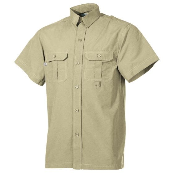Camisa de manga corta para exteriores Fox Outdoor en caqui