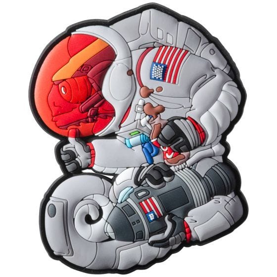 Parche Patchlab Chameleon Apollo Armstrong - Gris