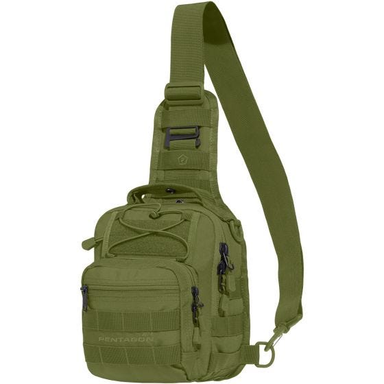 Bolsa bandolera Pentagon UCB 2.0 Universal en verde oliva
