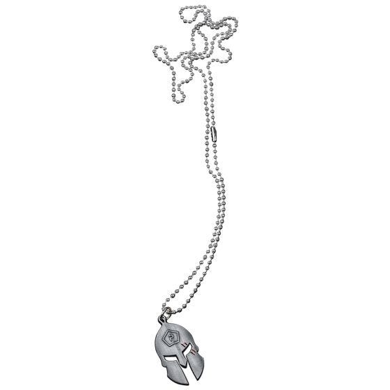 Collar Pentagon Spartan en plateado envejecido