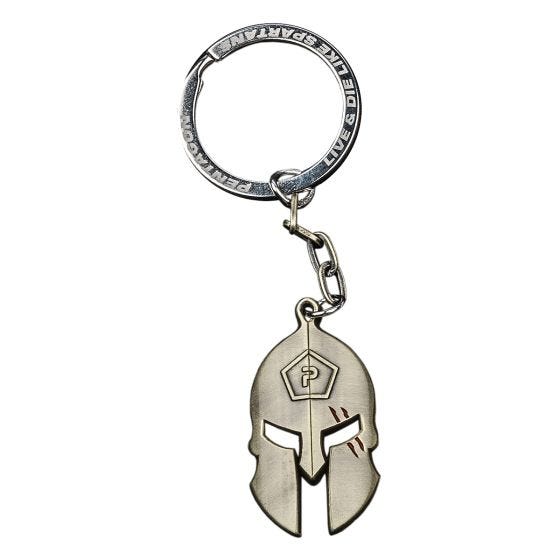 Llavero Pentagon Spartan en cobre envejecido