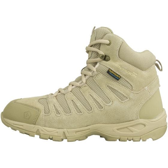 Botas de senderismo Pentagon Achilles de 15,2 cm de caña en Desert Tan
