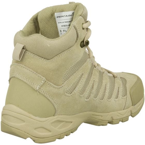 Botas de senderismo Pentagon Achilles de 15,2 cm de caña en Desert Tan