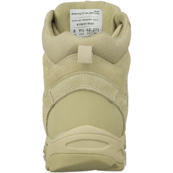 Botas de senderismo Pentagon Achilles de 15,2 cm de caña en Desert Tan