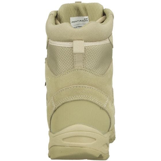 Botas de senderismo Pentagon Achilles de 20,3 cm de caña en Desert Tan