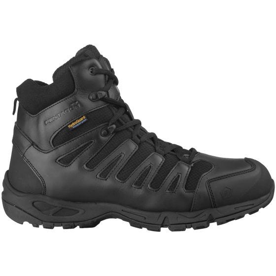 Botas tácticas Pentagon Achilles XTR de 15,2 cm de caña en negro