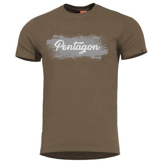 Camiseta al estilo grunge Pentagon Ageron en Terra Brown