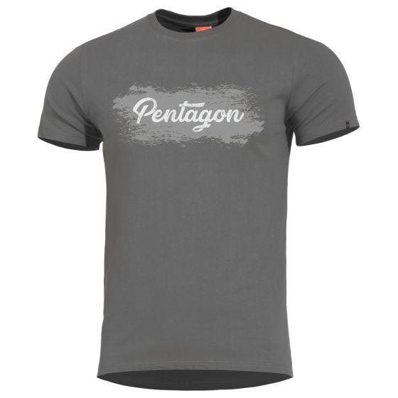 Camiseta al estilo grunge Pentagon Ageron en Wolf Grey