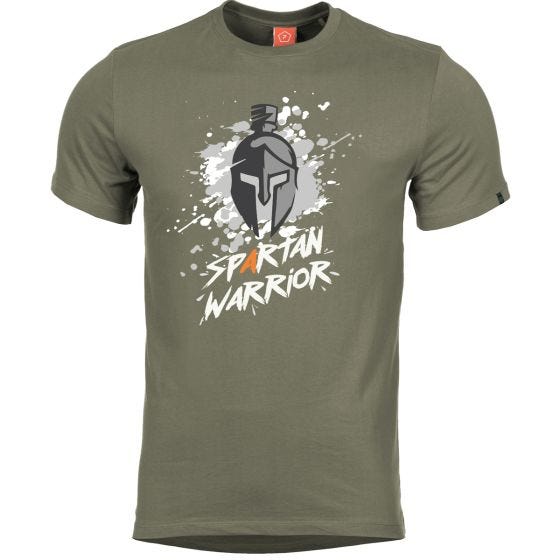 Camiseta Pentagon Ageron Spartan Warrior en verde oliva