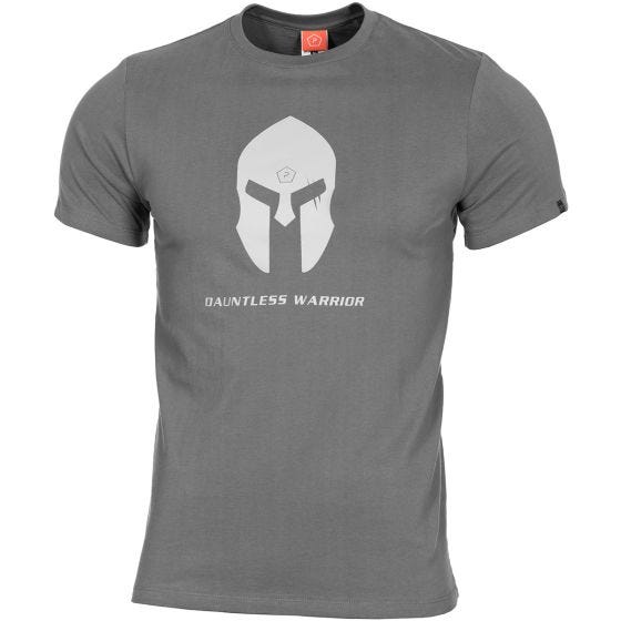 Camiseta Pentagon Ageron Spartan Helmet en Wolf Grey