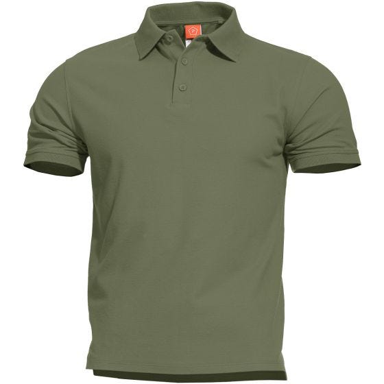 Polo Pentagon Aniketos en Camo Green