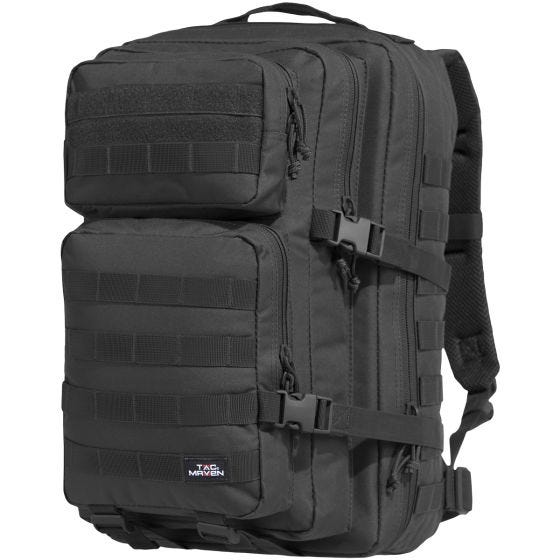 Mochila grande de asalto TAC MAVEN en negro