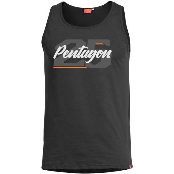 Camiseta sin mangas Pentagon Astir Twenty Five en negro