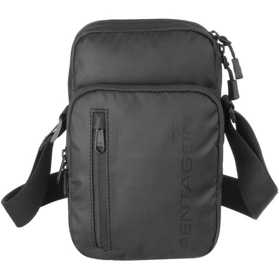 Bolsa bandolera Pentagon Kleos en Stealth Black