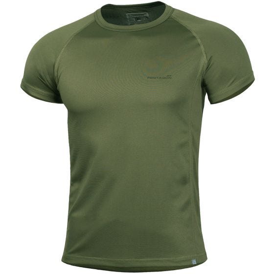 Camiseta Pentagon Body Shock en Olive Green