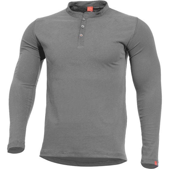 Camiseta Pentagon Romeo Henley en Wolf Grey