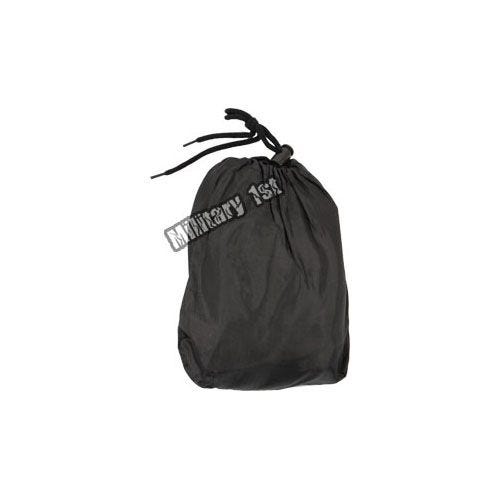 Poncho impermeable de Ripstop en negro