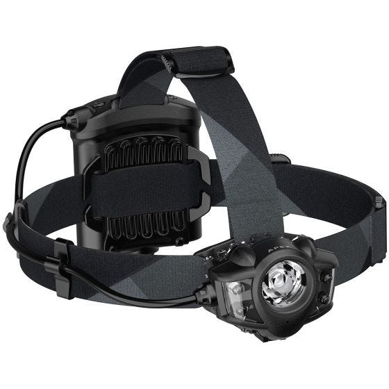 Linterna frontal Princeton Tec Apex LED con carcasa en negro