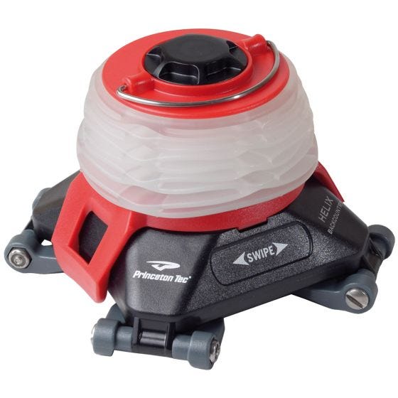 Farolillo Princeton Tec Helix Backcountry en negro/rojo