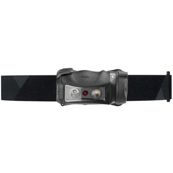 Linterna frontal Princeton Tec Sync LED con carcasa en negro/gris oscuro