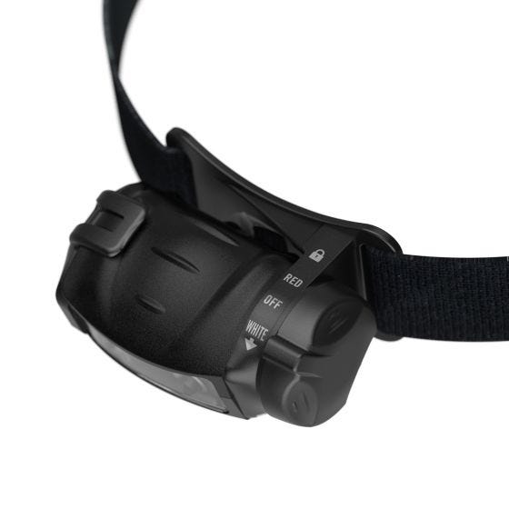 Linterna frontal Princeton Tec Sync LED con carcasa en negro/gris oscuro