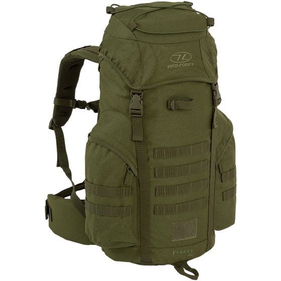 Mochila Highlander Forces Loader 44 l - verde oliva