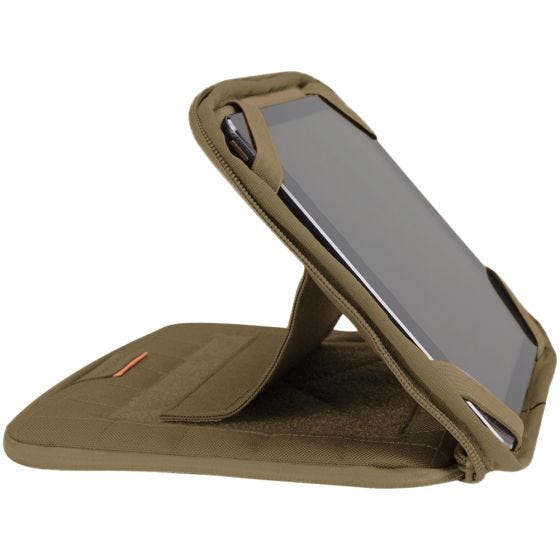 Funda con pie Propper para tablets de 10" en Coyote