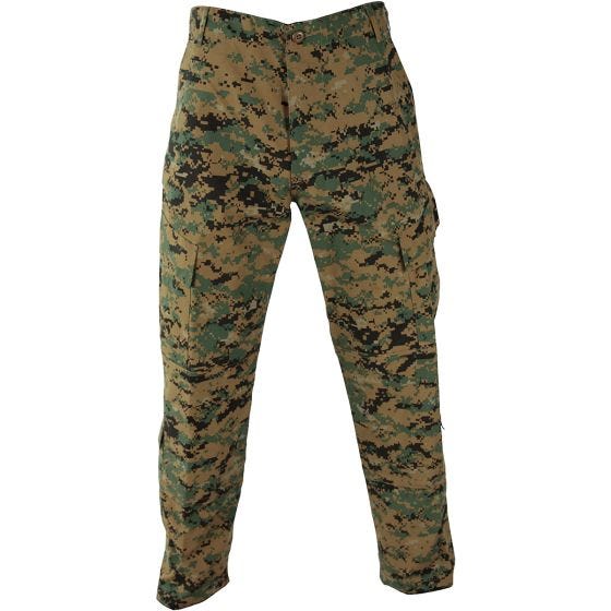 Pantalones Propper ACU de Ripstop de polialgodón en Digital Woodland