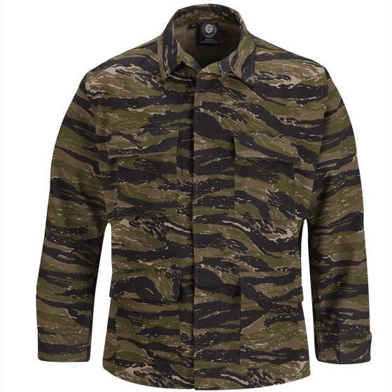 Chaqueta de uniforme Propper BDU de Ripstop de polialgodón en Asian Tiger Stripe