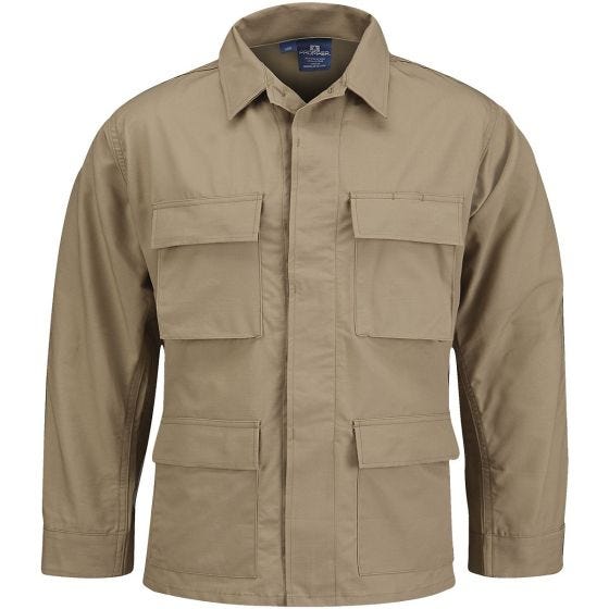 Chaqueta de uniforme Propper BDU de Ripstop de polialgodón en caqui