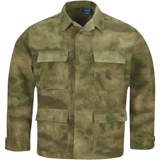 Chaqueta de Ripstop de polialgodón Propper BDU en A-TACS FG