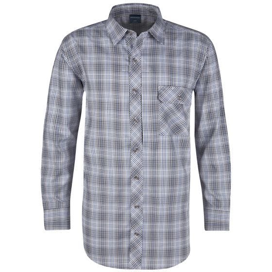 Camisa abotonada de manga larga Propper Covert en Ocean Blue Plaid
