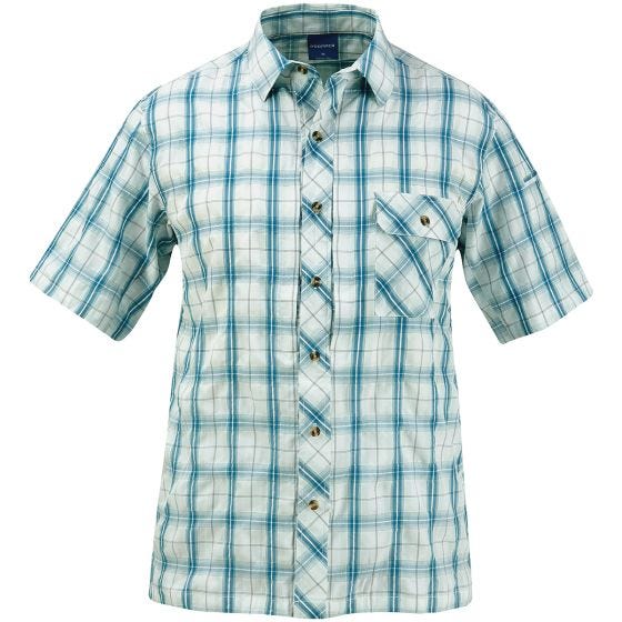 Camisa abotonada de manga corta Propper Covert en Mallard Plaid
