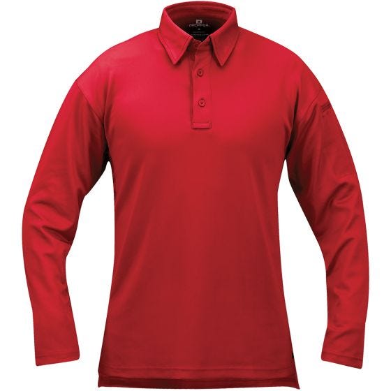 Polo de manga larga de alto rendimiento para hombre Propper I.C.E. en rojo