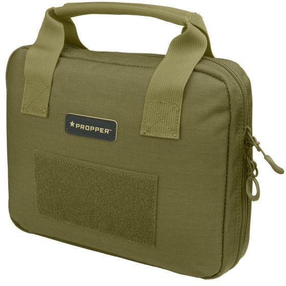 Maletín Propper de 20,5 x 30,5 cm para pistolas en verde oliva