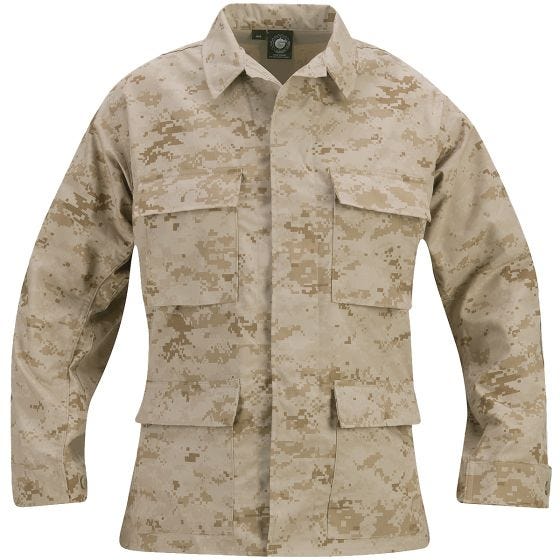 Chaqueta de uniforme de Ripstop de polialgodón Propper BDU en Digital Desert