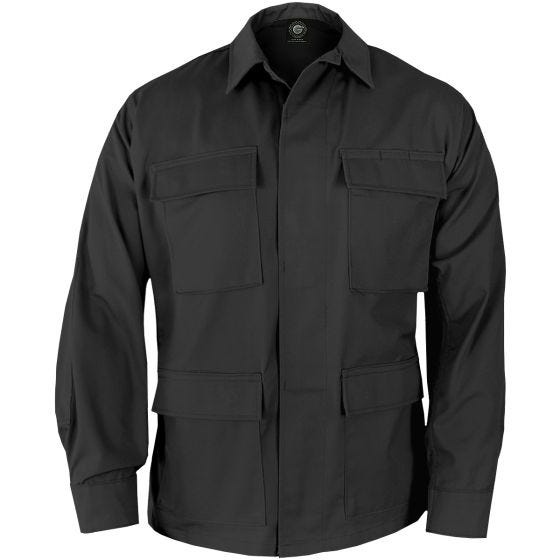 Chaqueta de uniforme de Ripstop de polialgodón Propper BDU en negro