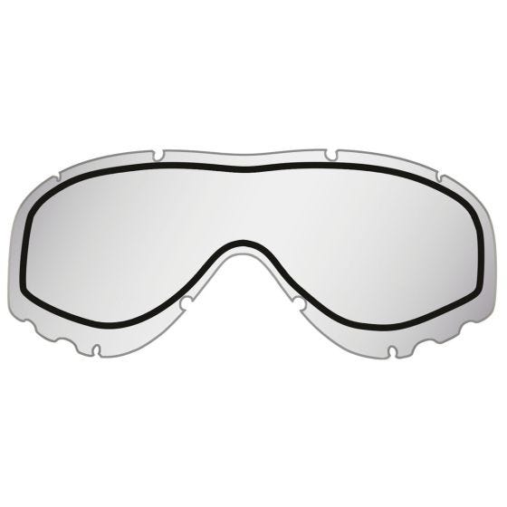 Gafas de protección Wiley X Spear con lentes dobles ahumadas + transparentes + naranja claro y montura en negro mate