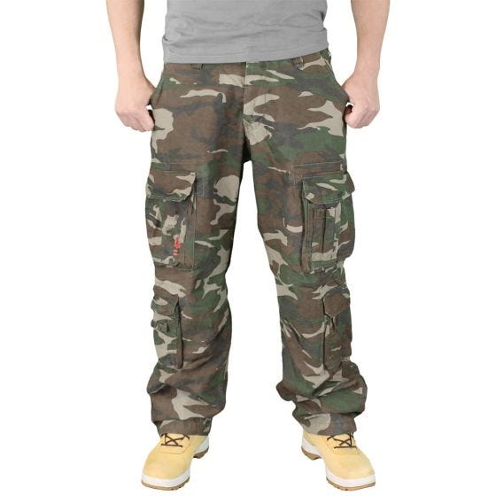 Pantalones Surplus Airborne Vintage en Woodland