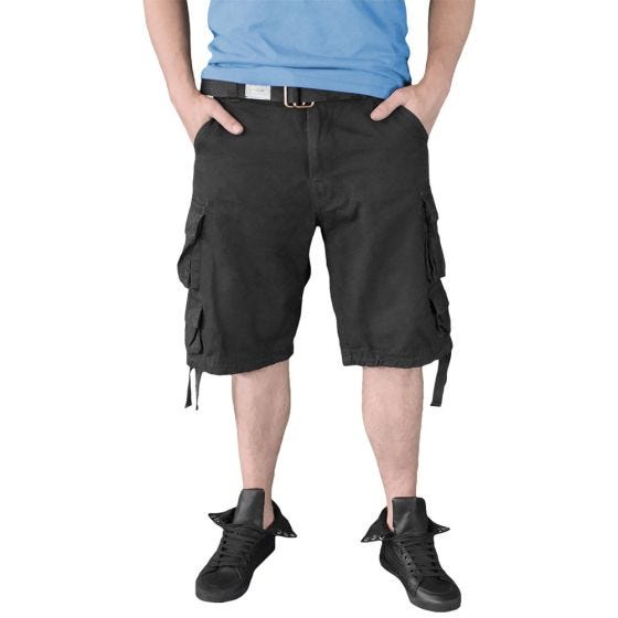 Pantalones cortos Surplus Division en negro
