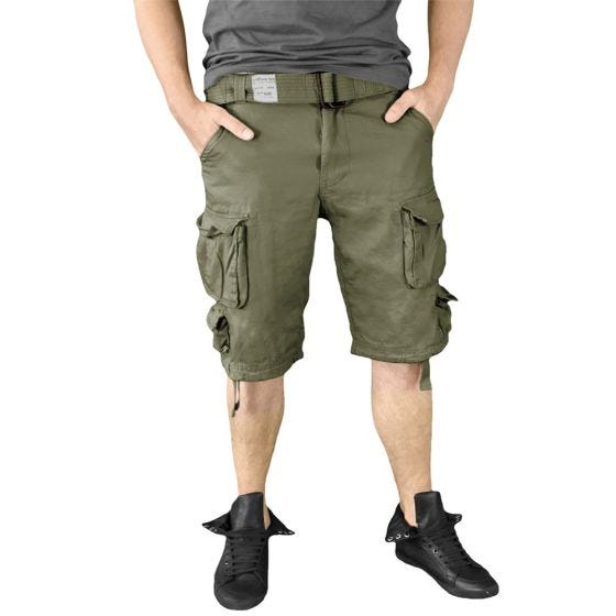 Pantalones cortos Surplus Division en verde oliva