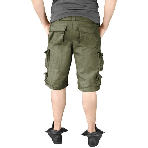 Pantalones cortos Surplus Division en verde oliva