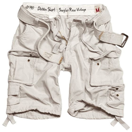 Pantalones cortos Surplus Division en blanco